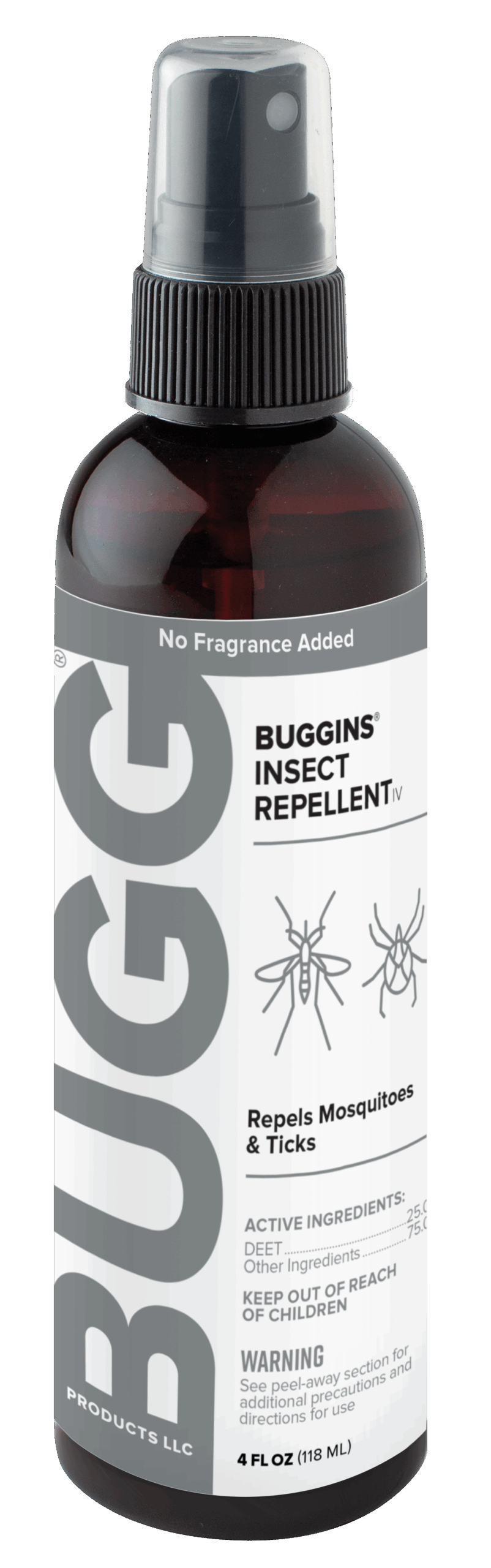 BUGGINS INSECT REPELLENT IV No Fragrance Added
